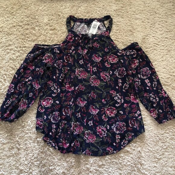 Torrid Tops - Torrid Women’s Size 1X Top Off the Shoulder Long Sleeve Halter Style NWT!